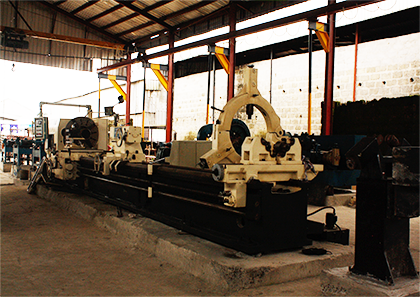 Special Facility for Machining Pipes and bulking